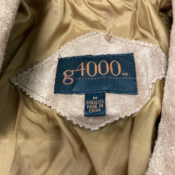 G4000 Leather Fringe Vintage Jacket - Picture 2 of 3